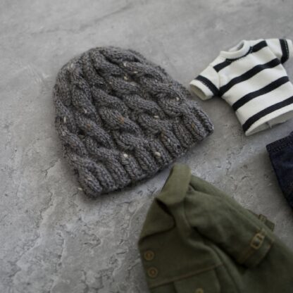 Jacket, Short Sleeve T-Shirt, Lightweight Denim Pants, Knitted Hat - Image 5