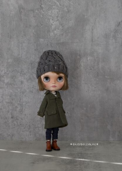 Jacket, Short Sleeve T-Shirt, Lightweight Denim Pants, Knitted Hat - Image 2