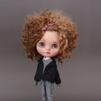 Double Breasted Blazer, Long Sleeve T-shirt, Crop Pants, Ankle socks