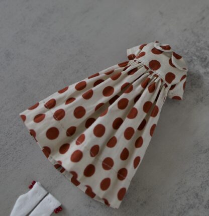 Polka Dot Dress, Socks Set - Image 4