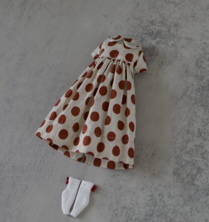 Polka Dot Dress, Socks Set - Image 3