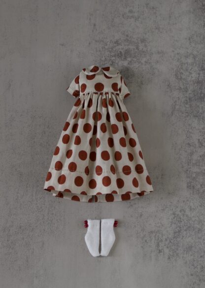 Polka Dot Dress, Socks Set - Image 2