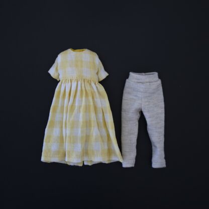 Short Sleeve Summer Dress, Leggings - Image 3