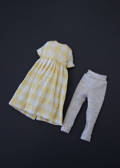 Short Sleeve Summer Dress, Leggings - Image 2