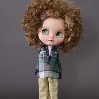 Long Sleeve Shirt with Collar, Pants, Tank Top