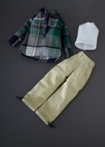 Long Sleeve Shirt with Collar, Pants, Tank Top - Image 4