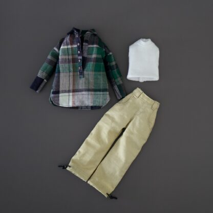 Long Sleeve Shirt with Collar, Pants, Tank Top - Image 2