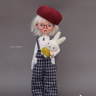 Pants(Adjustable Straps) / Long Sleeve T-shirt / Beret / Bunny