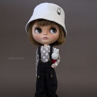 Pants(Adjustable Straps) / Long Sleeve T-shirt / Bucket Hat / Bunny