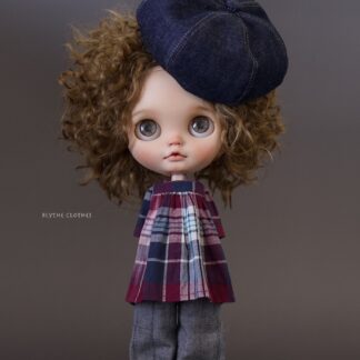 Short Sleeve Shirt, Wide Pants, Beret Outfit.