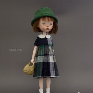 Short Sleeve Dress, Bucket Hat, Socks with Beads